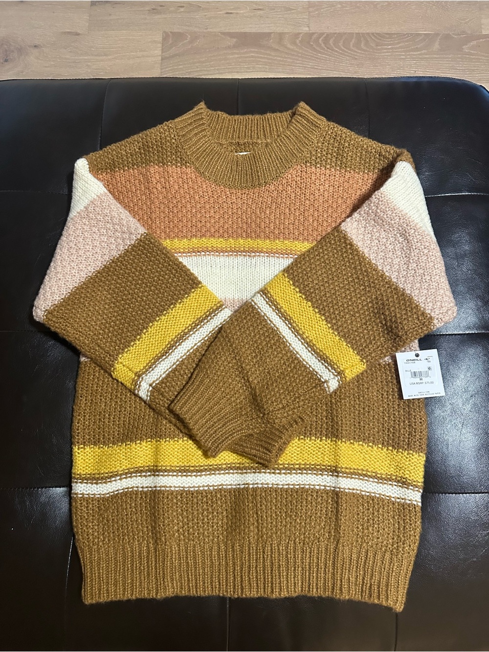 Women’s O'Neill Billie  Rib Knit Sweater oversized Medium